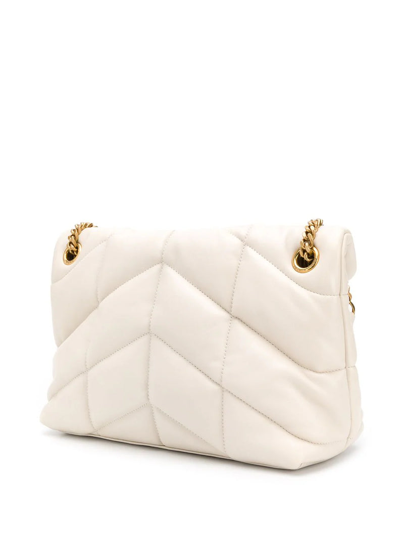 Bolsa Tiracolo Loulou Com Efeito Matelassê YSL Saint Laurent