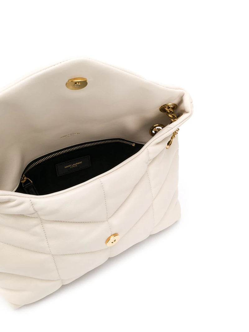 Bolsa Tiracolo Loulou Com Efeito Matelassê YSL Saint Laurent