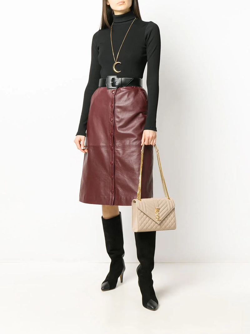 Bolsa Tiracolo Envelope YSL Saint Laurent