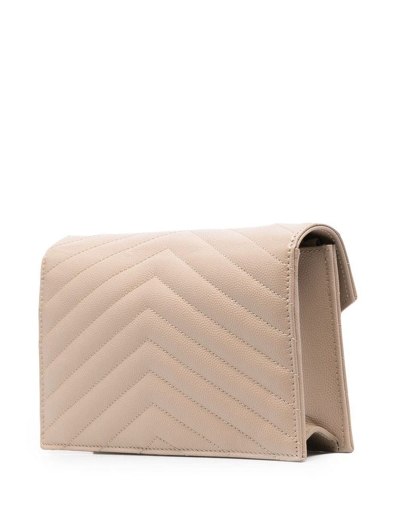 Bolsa Transversal Com Placa De Logo YSL Saint Laurent