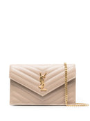 Bolsa Transversal Com Placa De Logo YSL Saint Laurent