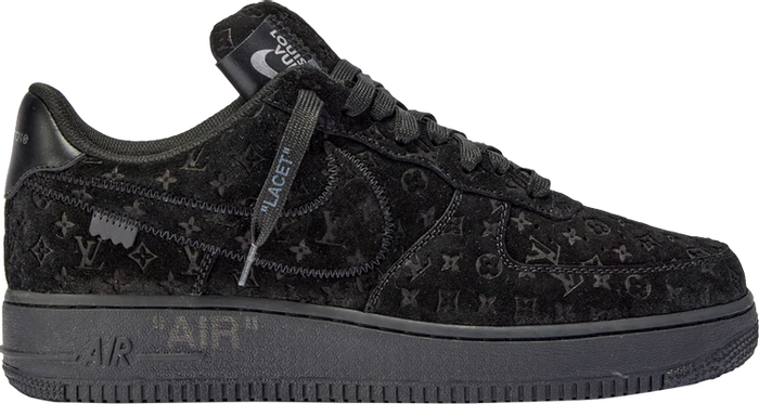 Nike Air Force 1 '07 "LV Virgil Triple Black"