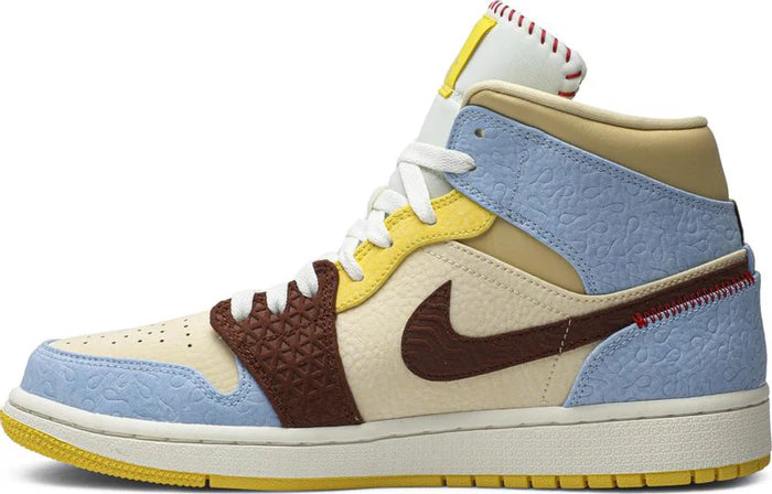 Nike Air Jordan 1 Mid "SE Maison Chateau Rouge Fearless"