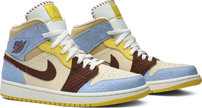 Nike Air Jordan 1 Mid "SE Maison Chateau Rouge Fearless"