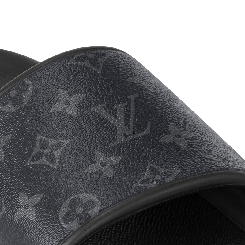 Louis Vuitton Chinelo "Waterfront Monogram Eclipse Black"
