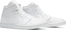 Nike Air Jordan 1 Mid "Triple White"