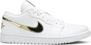 Nike Air Jordan 1 Low "White Metallic Gold"