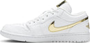 Nike Air Jordan 1 Low "White Metallic Gold"