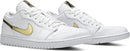 Nike Air Jordan 1 Low "White Metallic Gold"