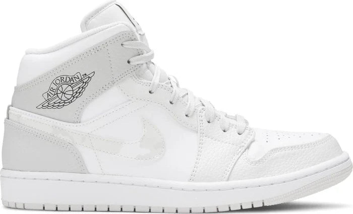 Nike Air Jordan 1 Mid "Swoosh Logo Grey Camo"