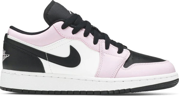 Nike Air Jordan 1 Low "GS Light Arctic Black Pink"