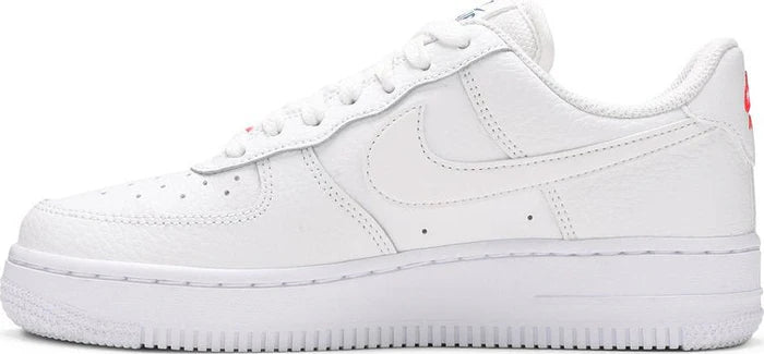 Nike Air Force 1 '07 "Summit White Solar Red"