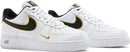 Nike Air Force 1 '07 "Metallic Swoosh White Gold"