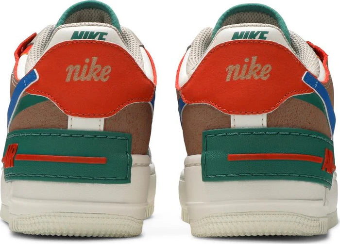 Nike Air Force 1 Shadow "Sail Signal Blue Green"