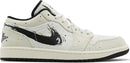 Nike Air Jordan 1 Low "Brushstroke Swoosh Paint Splatter"