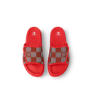 Louis Vuitton Chinelo "Miami Damier Red"