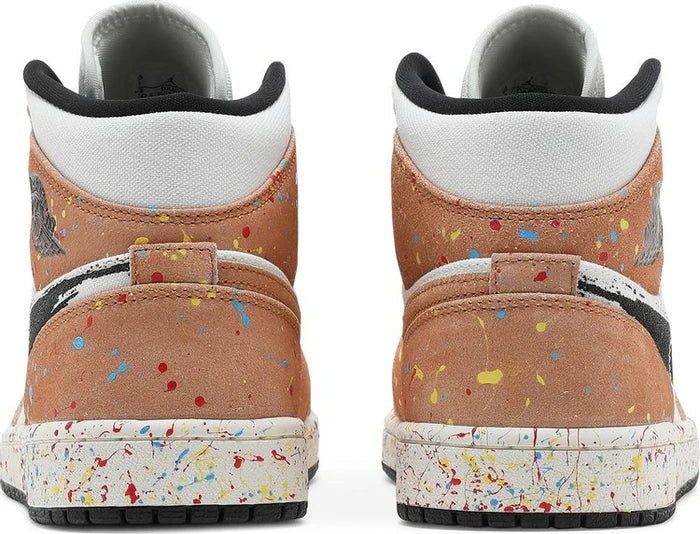 Nike Air Jordan 1 Mid "SE Brushstroke Paint Splatter"