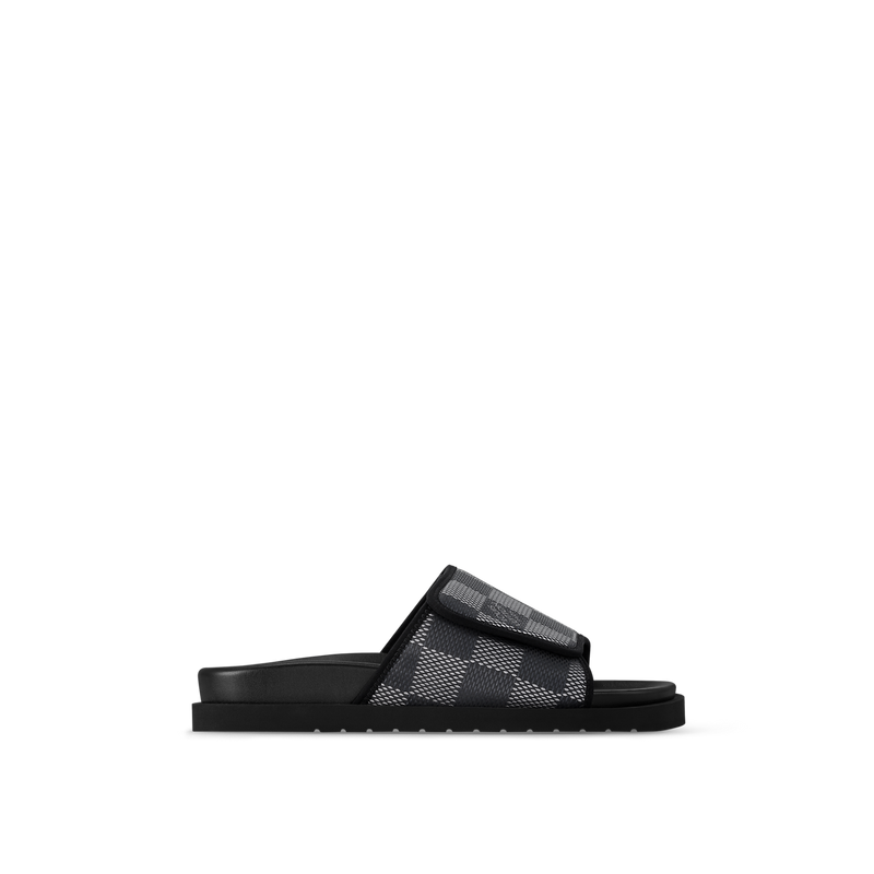 Louis Vuitton Chinelo "Miami Damier Black"