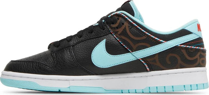 Nike Dunk Low "SE Barber Shop Black"