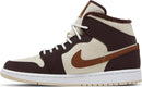 Nike Air Jordan 1 Mid "SE Cream Dark Chocolate