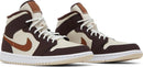 Nike Air Jordan 1 Mid "SE Cream Dark Chocolate