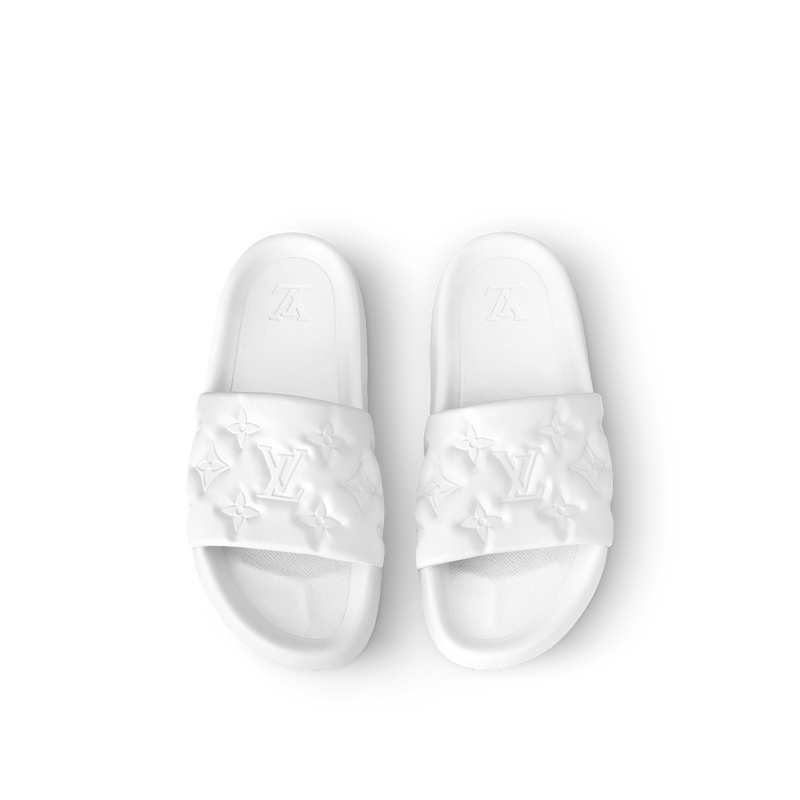 Louis Vuitton Chinelo "Waterfront White"