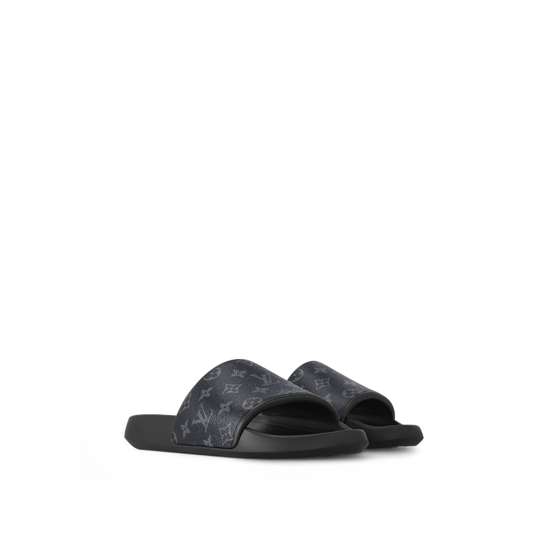 Louis Vuitton Chinelo "Waterfront Monogram Eclipse Black"