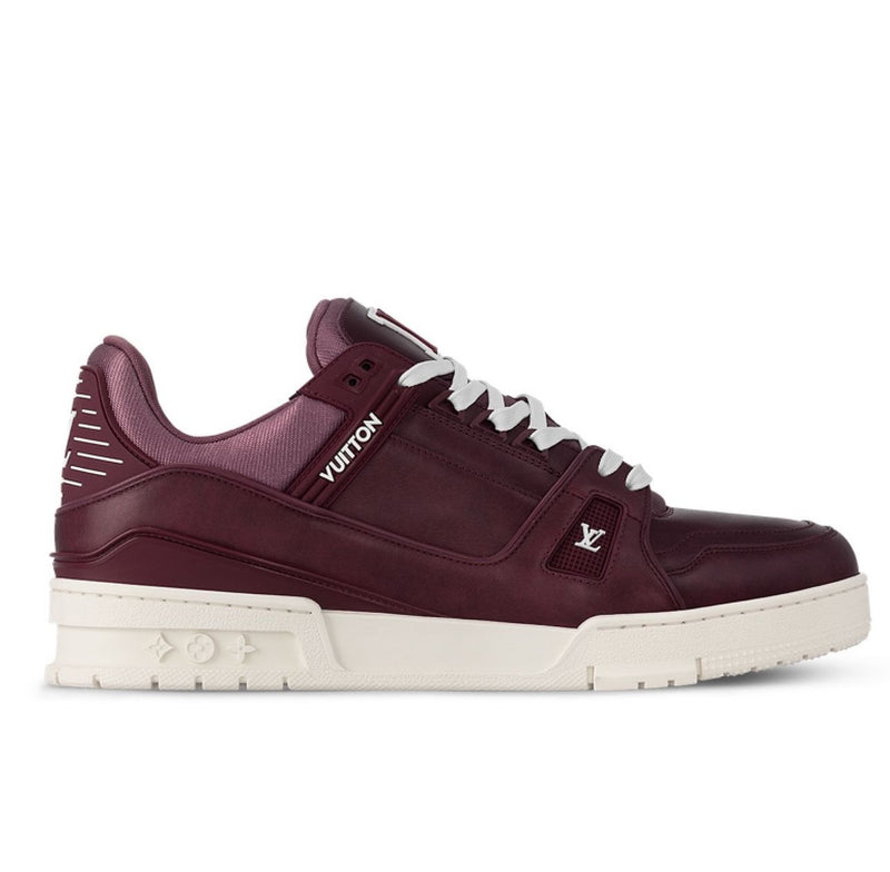 Louis Vuitton Trainer "Bordeaux White"