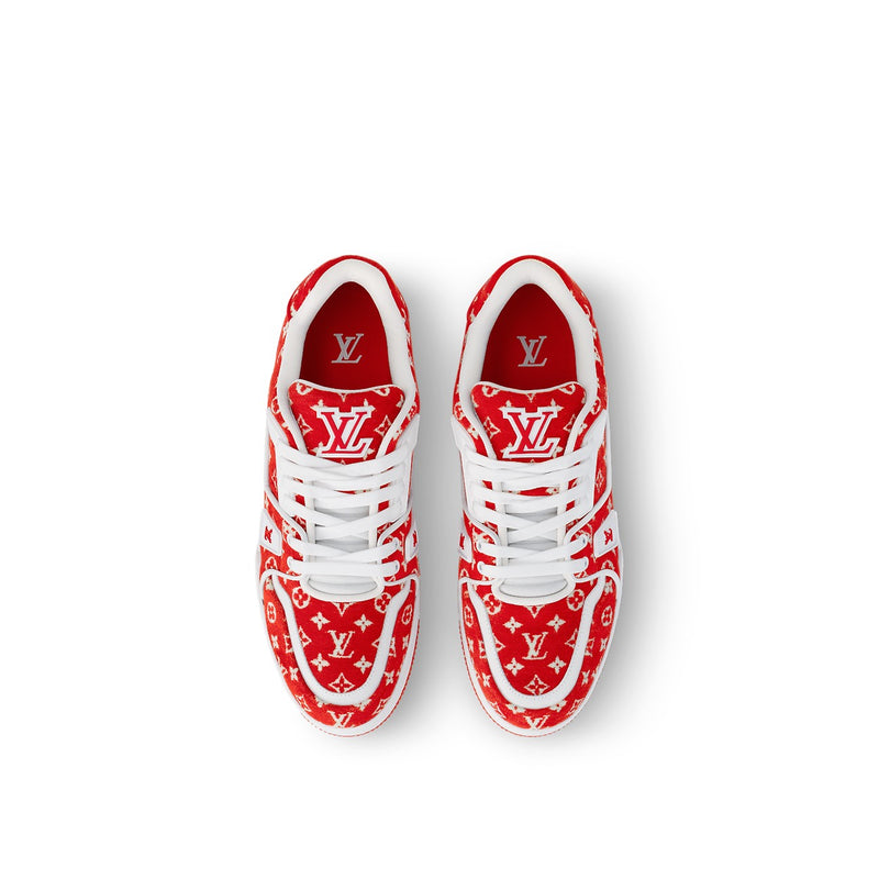 Louis Vuitton Trainer "Red Textile"
