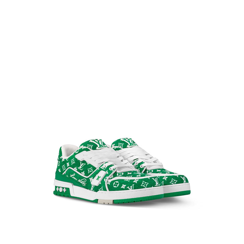 Louis Vuitton Trainer "Green Textile"