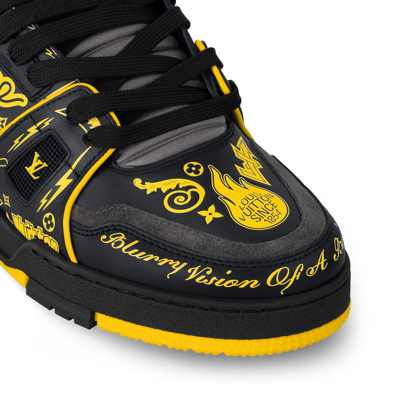 Louis Vuitton Trainer "Printed Black"