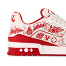 Louis Vuitton Trainer "Printed Red"