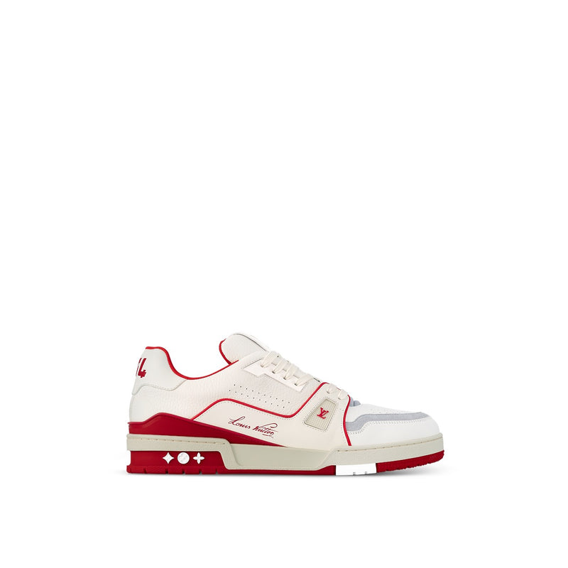 Louis Vuitton Trainer "Grained Red"