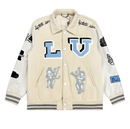 Louis Vuitton Jaqueta Varsity "Cream Multi-Patches Mixed"