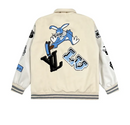 Louis Vuitton Jaqueta Varsity "Cream Multi-Patches Mixed"