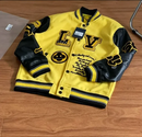 Louis Vuitton Jaqueta Varsity "Yellow Black Multi-Patches Mixed"