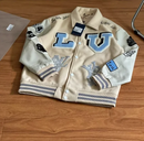 Louis Vuitton Jaqueta Varsity "Cream Multi-Patches Mixed"