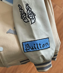 Louis Vuitton Jaqueta Varsity "Cream Multi-Patches Mixed"