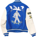 Louis Vuitton Jaqueta Varsity "Blue Multi-Patches Mixed"