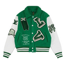 Louis Vuitton Jaqueta Varsity "Green Multi-Patches Mixed"